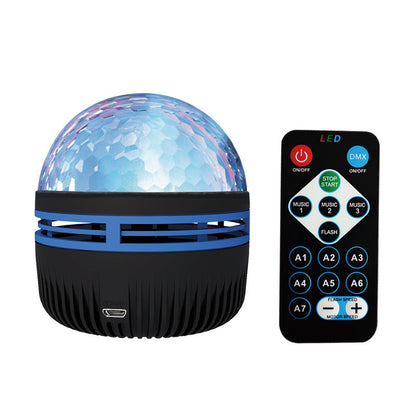 Galaxy Star LED Projector: Colorful Rotating Magic Light for Parties & Bedrooms