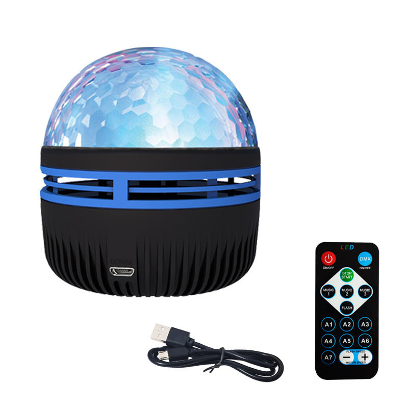 Galaxy Star LED Projector: Colorful Rotating Magic Light for Parties & Bedrooms