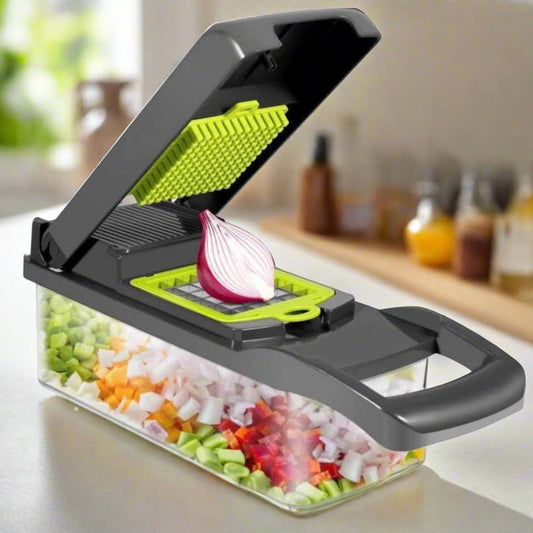 12-in-1 Vegetable Chopper – Slice, Dice & Prep with Ease