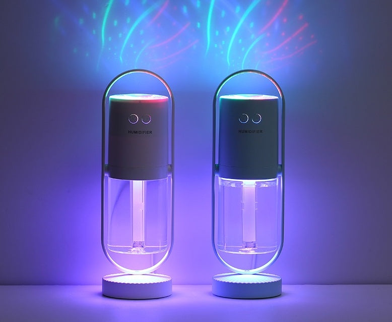 Magic Glow USB Humidifier & Air Purifier with Night Light