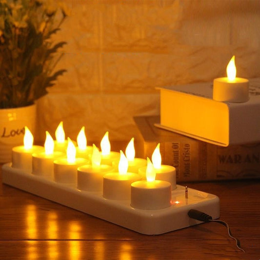 Rechargeable LED Candles – Warm Ambiance Anywhere, Anytime!