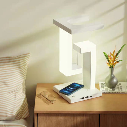 Levitating Wireless Charger Lamp: Illuminate and Float in Style