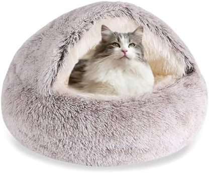 Cozy Plush Cat & Dog Bed