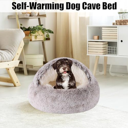 Cozy Plush Cat & Dog Bed