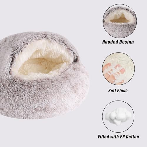 Cozy Plush Cat & Dog Bed