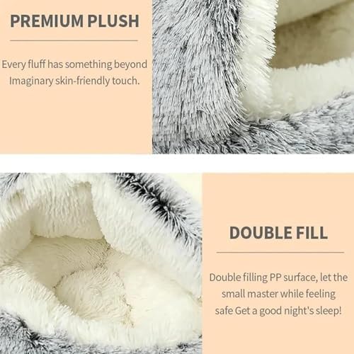 Cozy Plush Cat & Dog Bed