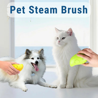 Pet Steam Grooming Brush