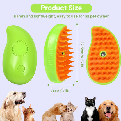 Pet Steam Grooming Brush