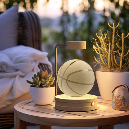 Cosmic Crystal Ball Night Light: USB-Powered Bedside Lamp