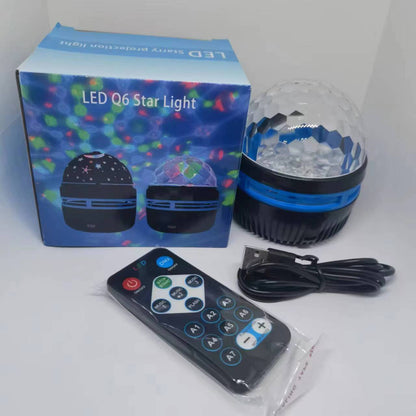 Galaxy Star LED Projector: Colorful Rotating Magic Light for Parties & Bedrooms