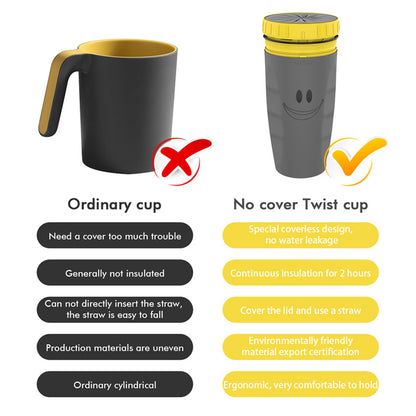 Twist & Go Insulated Travel Tumbler – Perfect for Kids & Adults!